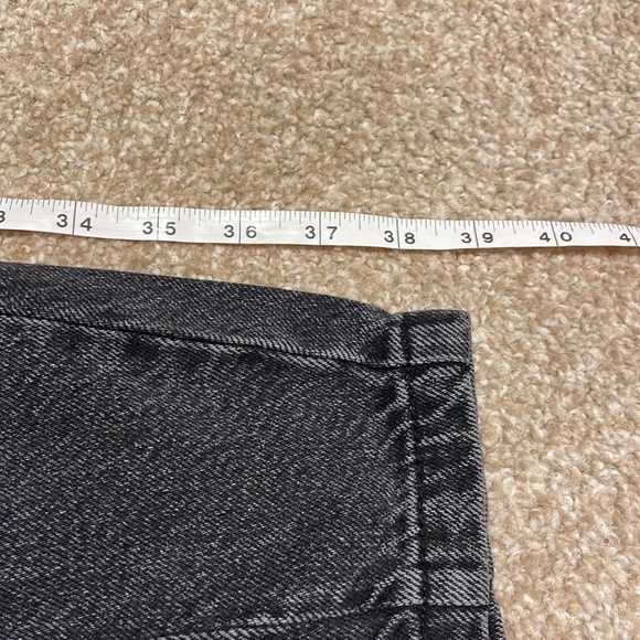 Cello Barrel Cut Denim Jeans In Dark Acid Wash Soft Black In Junior's Size 3 - Picture 11 of 12